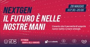 'NextGen: il futuro è nelle nostre mani' partecipa all'evento dell'Agenzia Nazionale per i Giovani
