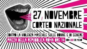 Manifestazione contro la violenza di genere il 27 novembre a Roma: tutte le informazioni