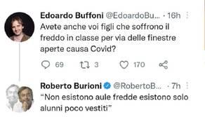 Burioni: "Non esistono aule fredde, esistono solo alunni poco vestiti". Esplode la polemica