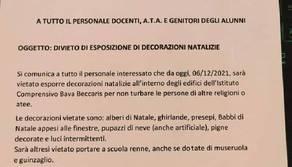 Vietate decorazioni natalizie a scuola, ma è tutto uno scherzo