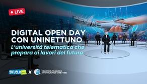 Digital Open Day con UNINETTUNO: “Perché scegliere un ateneo telematico” - Live il 10 ottobre alle 16:00