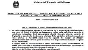 Le soluzioni test di Medicina 2022: domande e risposte corrette del Mur