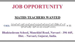 Per diventare prof di matematica bisogna risolvere l'espressione: il singolare annuncio di lavoro della scuola