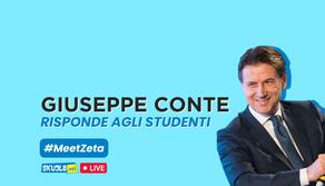 Il Presidente M5S Giuseppe Conte risponde agli studenti  - #MeetZeta 14 aprile ore 16:30 LIVE