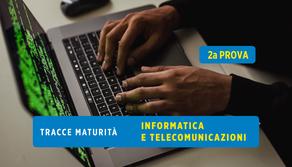 Traccia seconda prova Maturità 2023 Informatica e telecomunicazioni