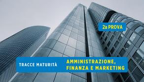 Amministrazione finanza e marketing ITAF traccia seconda prova Maturità 2023