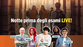 Notte Prima degli Esami 2023 su Skuola.net: tutte le notizie in diretta LIVE