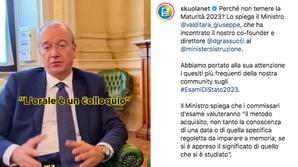 Valditara ai commissari d’esame: “L’orale sia un colloquio interdisciplinare e non una interrogazione nozionistica”