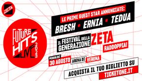 Future Hits Live di Radio Zeta il 30 agosto a Verona: ci saranno Bresh, Tedua, Ernia e tanti altri