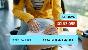 Soluzione Maturità Prima Prova 2024, Analisi del testo 1 su Ungaretti