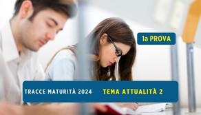 Maturità 2024 prima prova, traccia tema attualità 2: diario dell'era digitale
