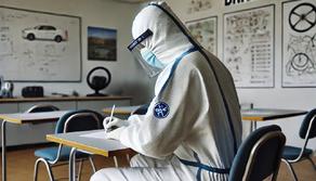 Camice e perquisizioni al metal detector: come cambia l'esame teorico della patente