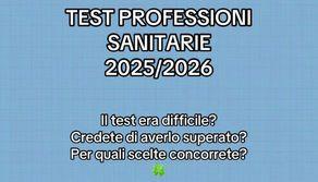 Test Professioni Sanitarie 2025: le prime reactions e i commenti su TikTok