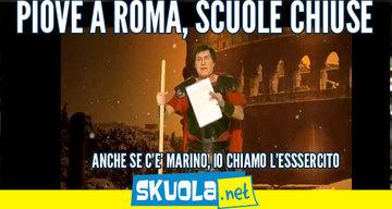 Allerta meteo: scuole chiuse a Roma e...