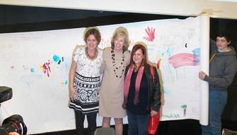 Un murales per abbattere il muro dell'autismo