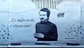 Il murales per Impastato scatena le polemiche