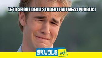 Le 10 sfighe degli studenti sui mezzi pubblici