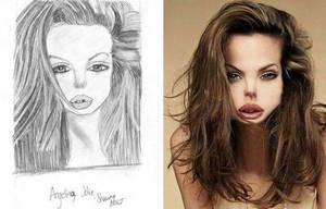 Ecco come sarebbero le Star di Hollywood dai disegni dei loro fan