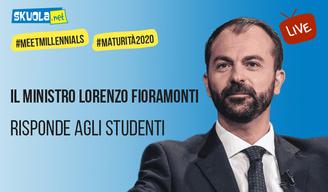 Maturità, ambiente, futuro: il ministro dell’Istruzione Fioramonti ‘incontra’ gli studenti su Skuola.net