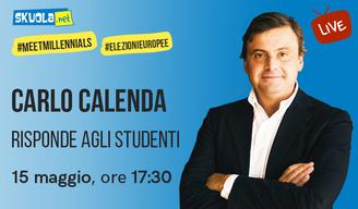 #MeetMillennials: il 15 maggio Calenda risponde agli studenti su Skuola.net
