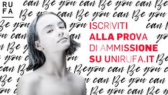 Ammissione RUFA 2018/2019: you can make it happen