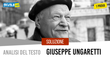 Soluzione analisi del testo Ungaretti, Risvegli svolta: prima prova maturità 2019