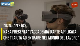 Digital Open Day | NABA presenta “L’accademia di arte che ti aiuta ad entrare nel mondo del lavoro”