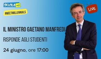 Ritorno all’Università, Test e Diritto allo Studio: il 24 giugno il ministro Manfredi su Skuola.net