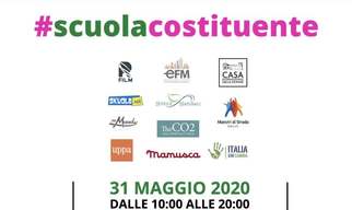 #Scuolacostituente: il 31 maggio segui live la maratona per cambiare la scuola