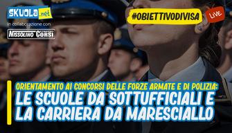 #ObiettivoDivisa: le Scuole da Sottufficiali e la carriera da Maresciallo - Live con Nissolino Corsi