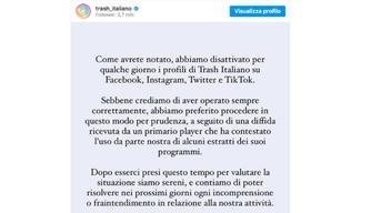 Trash Italiano, ecco perché era stato chiuso: il motivo sarebbe un'azione legale