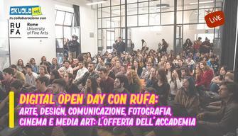 Digital Open Day con RUFA - Arte, design, comunicazione, cinema, fotografia e media art: tutta l’offerta dell'Accademia