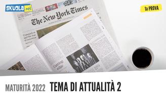 Prima prova Maturità 2022 tema attualità 2: i social network