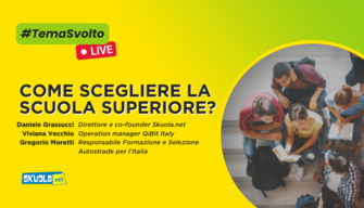 Iscrizioni e Orientamento scolastico: come scegliere la scuola superiore? #TemaSvolto LIVE con gli esperti