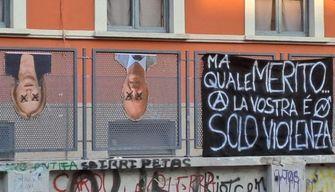 Studenti puniti per striscione con Meloni e Valditara a testa in giù, il collettivo: "Lavori faticosi". Ma il preside smentisce: "Non siamo in Corea del Nord"