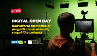 Digital Open Day NABA | Dall’offerta formativa ai progetti con le aziende, scopri l’Accademia LIVE 12 Giugno ore 16.00