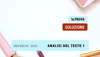 Soluzione Maturità Prima Prova 2023 Analisi del testo 1 su Salvatore Quasimodo