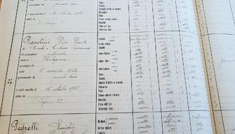 La pagella di Pier Paolo Pasolini, 6 in matematica e 8 in latino e greco