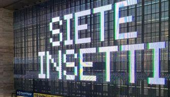 "Siete Insetti", cosa significa la scritta apparsa nelle stazioni italiane