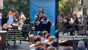 Ghali torna nella sua vecchia scuola: 'Era uno sbatti, ma ho subito capito di essere fortunato'