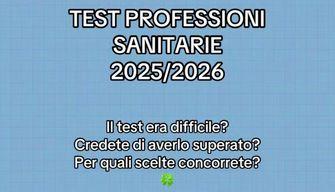 Test Professioni Sanitarie 2025: le prime reactions e i commenti su TikTok