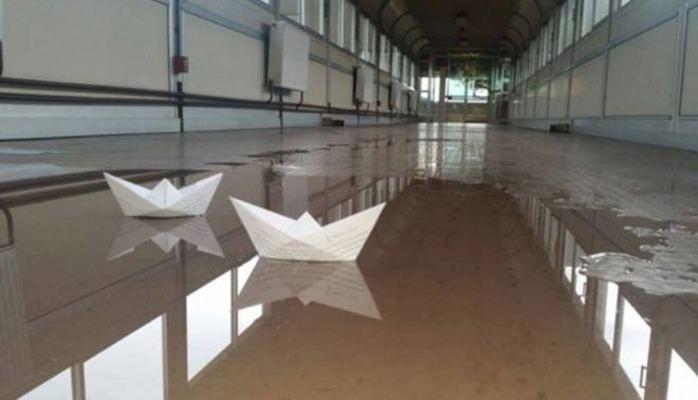 Tor Vergata: dopo le piogge università allagata