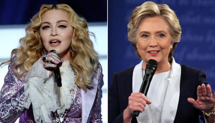 Super hot Madonna: promette sesso a chi voterà Clinton