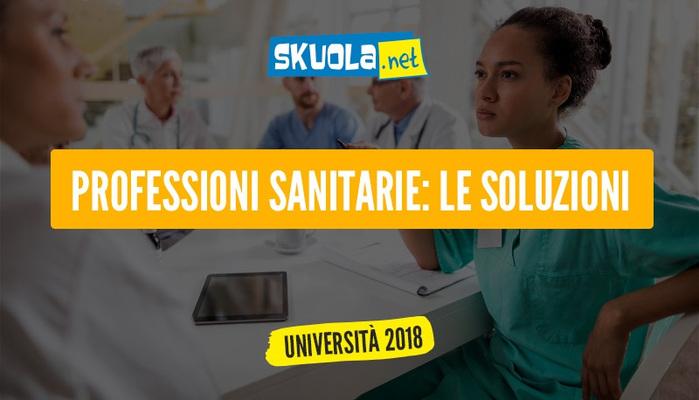 Test professioni sanitarie 2017 quiz e soluzioni