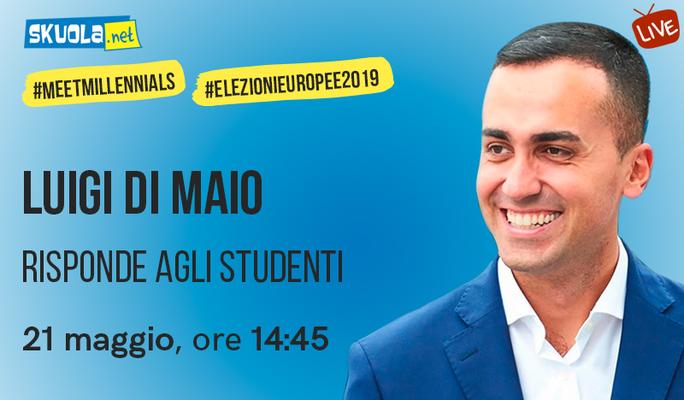 Europee 2019, Di Maio a Skuola.net: "Oltre alla fuga di cervelli, bisogna fermare quella dei pancioni"