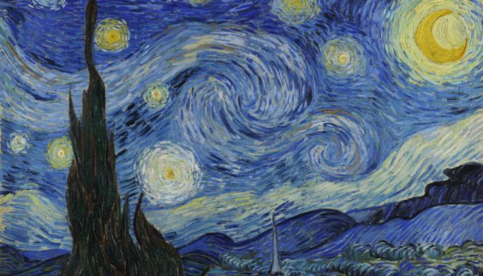 Possibili immagini Maturità 2023: Notte stellata di Vincent Van Gogh
