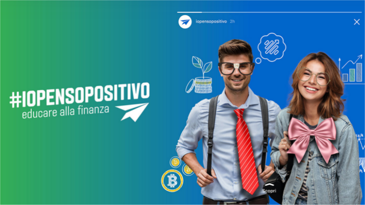 #IOPENSOPOSITIVO, l’Educazione Finanziaria diventa un gioco da ragazzi
