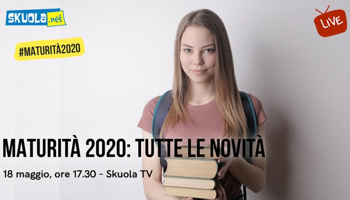Maturità 2020: Skuola.net spiega live le novità su colloquio orale, crediti e protocollo di sicurezza