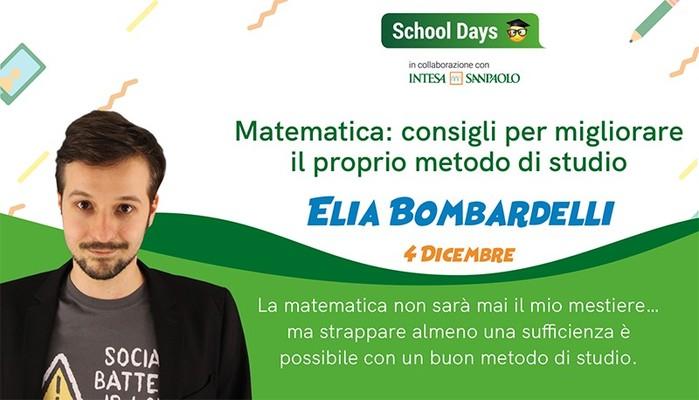Mai più brutti voti in matematica: diventa un asso dei numeri con Elia Bombardelli