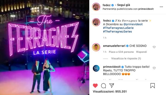 Arriva The Ferragnez, la serie Tv su Amazon Prime: quando inizia ed episodi